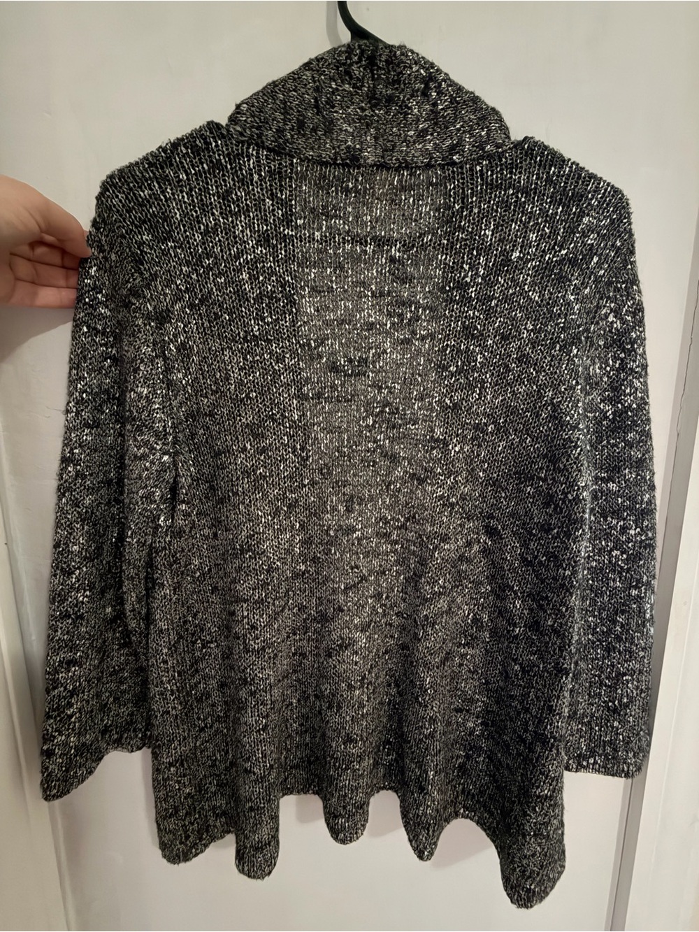 Eileen Fisher linen blend granny core cardigan SMALL soft and sparkly cottage